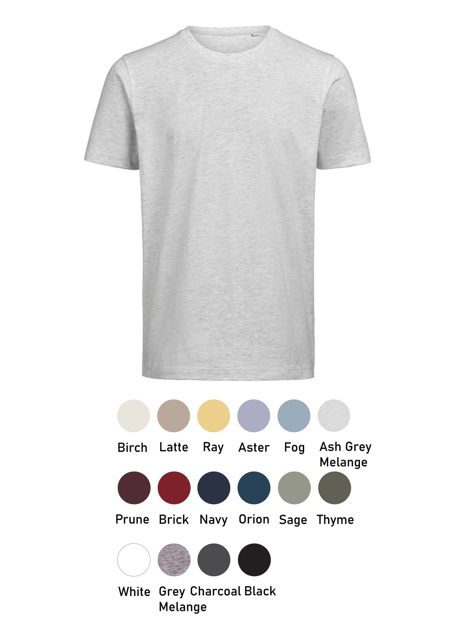 UM T-Shirt Regular Fit Ash Grey Melange