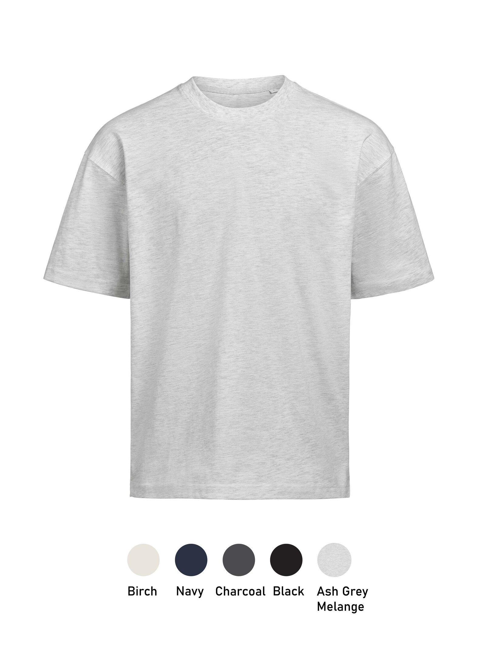 UM T-Shirt Loose Fit Ash Grey Melange