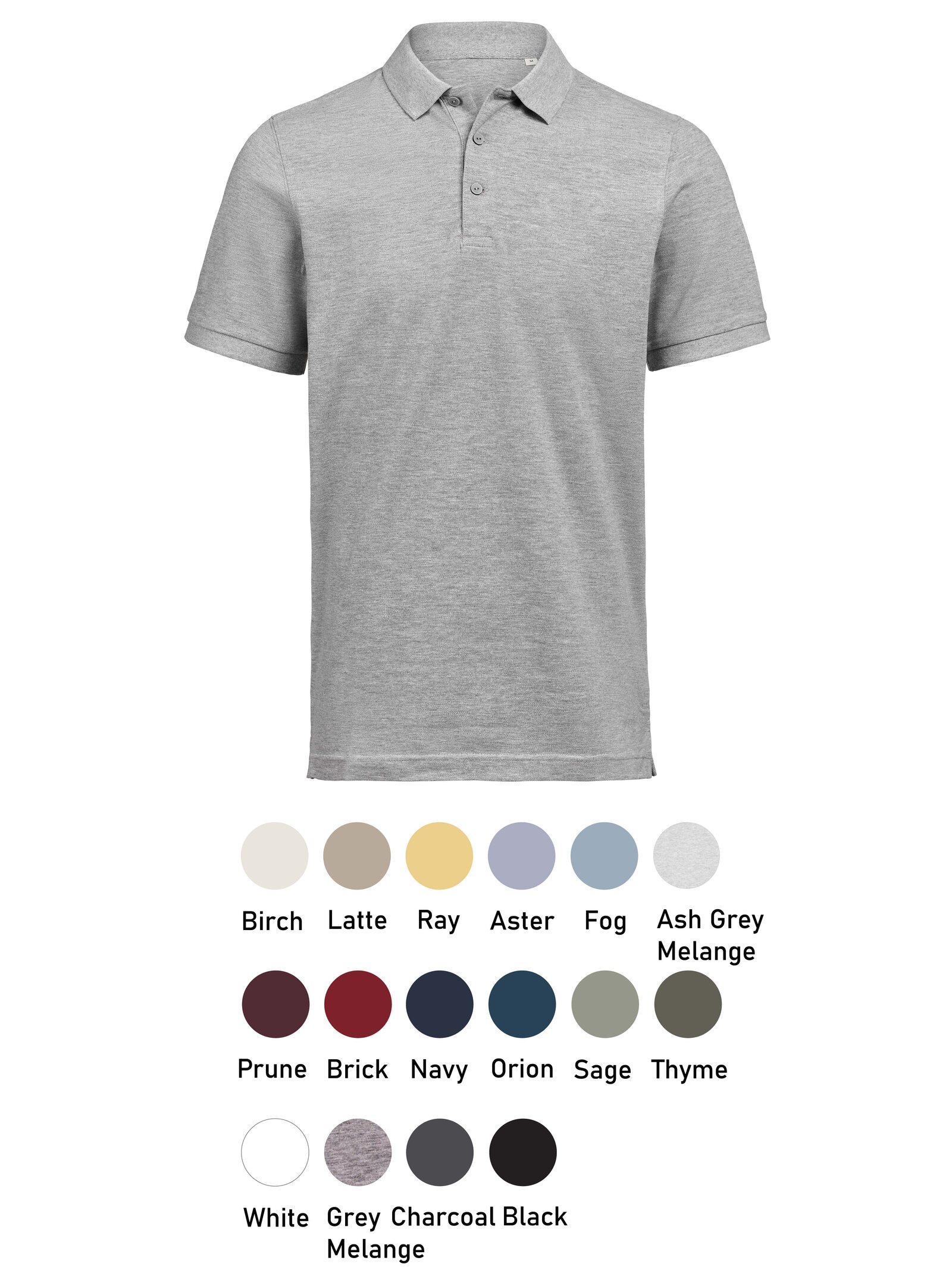 UM Polo Regular Fit Grey Melange