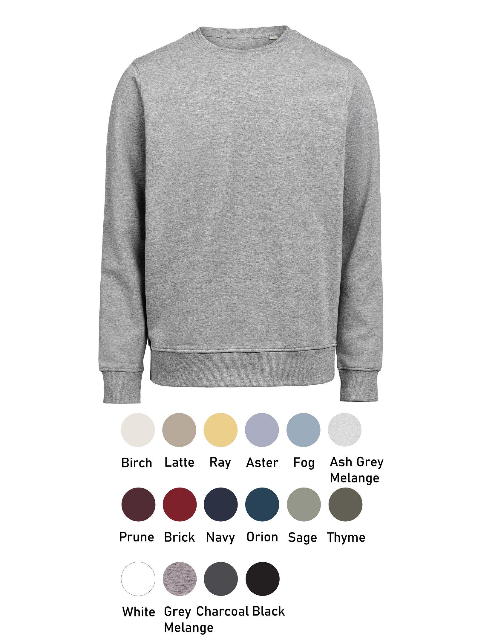 UM Crewneck Regular Fit Grey Melange
