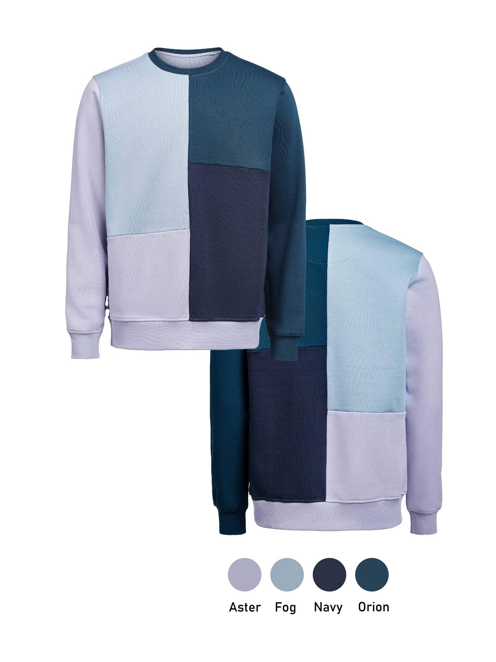 Colorblock Crewneck Regular Fit Combo 2