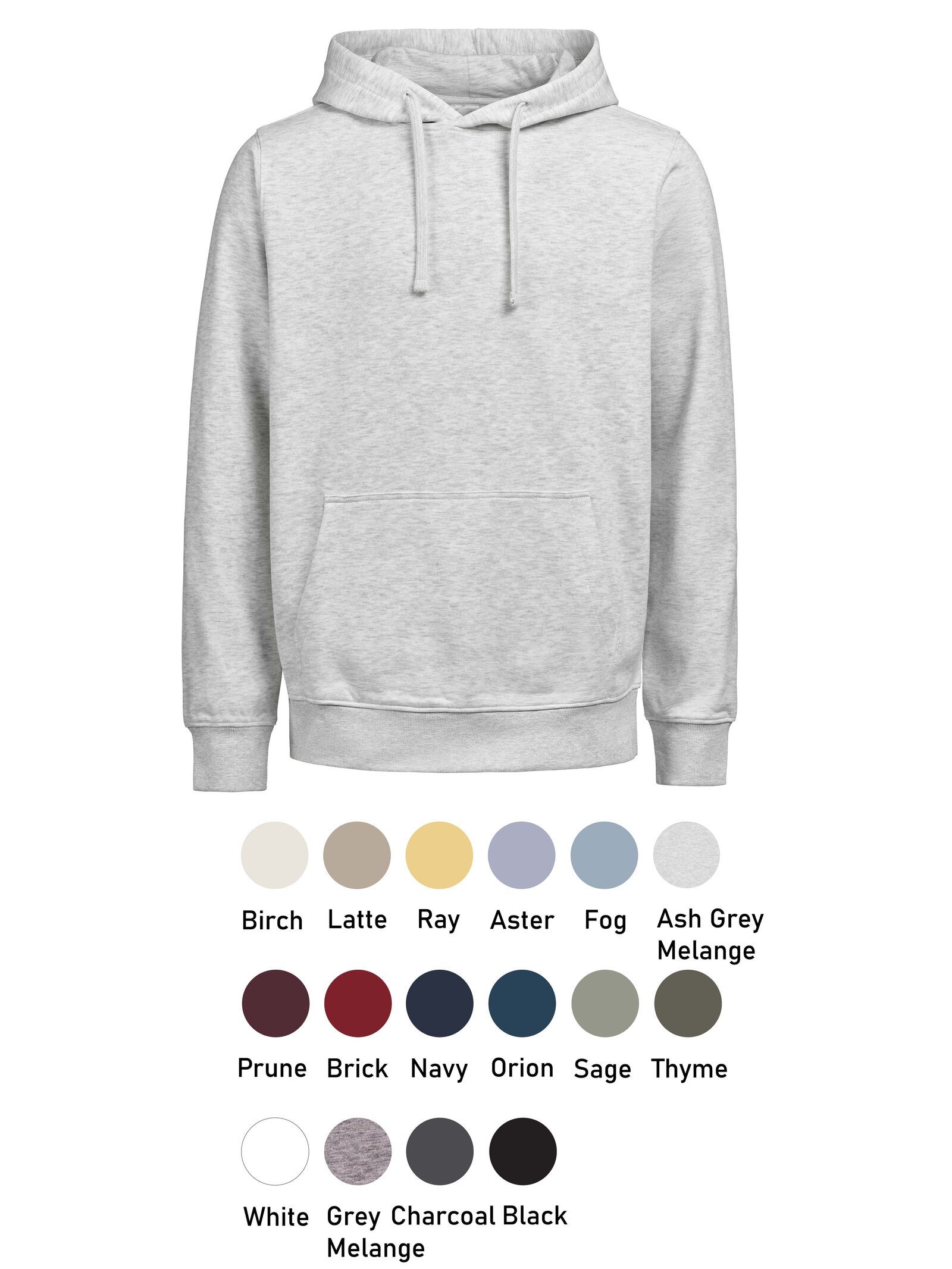 UM Hoodie Regular Fit Ash Grey Melange